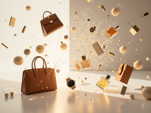 Stylish fashion accessories including watches, jewelry, and bags displayed on elegant backgrounds with professional photography